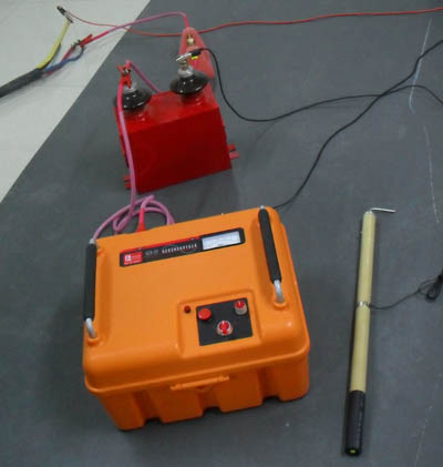 电缆测试专用高频高压发生器电缆测试现场